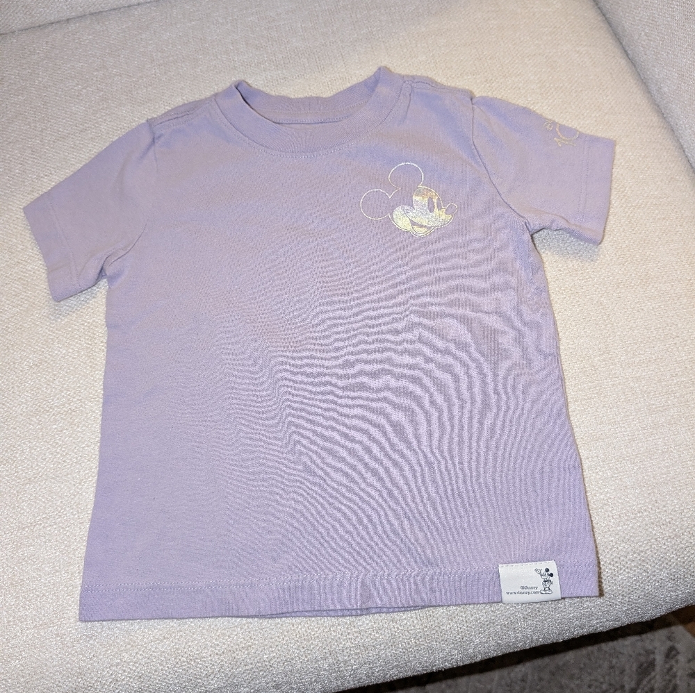 Disney Kids Lavender Mickey Mouse Tee